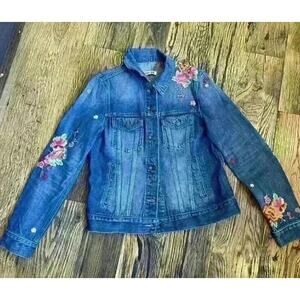 Johnny Was Women's Blossom Cali Classic Denim Jacket - Size XS
